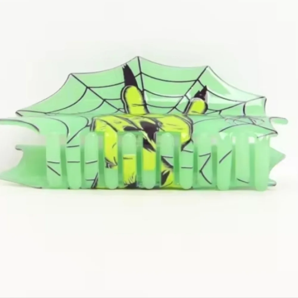 New Glow-in-the-Dark Disney’s Wicked Spider Web Hair Clip Claw